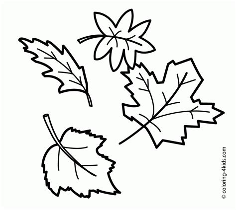 Fall Leaves Drawing Easy Clip Art Library