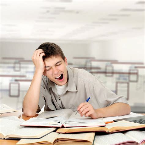 Bored Student Stock Photo Image Of Person Heap Problem 47201192