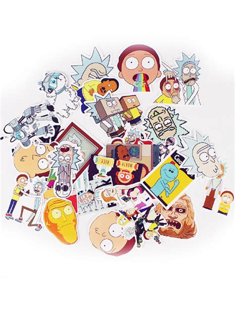 Rick And Morty Stickers Panicpop