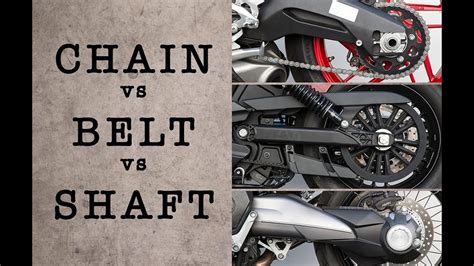 Most drive shafts will, depending on components used, incur a binding interference at about 30 degrees. Motorcycle Chain Vs. Belt Vs. Shaft—Which Drivetrain Is ...