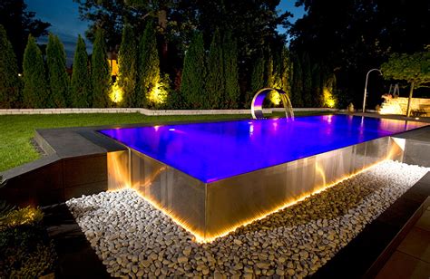Stainless Steel Swimming Pool Design Showcase Lspc