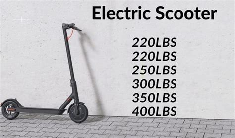Best Electric Scooter For Heavy Adults 250 400 Lbs