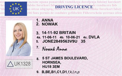 Uk Driving Licence Nowe Dokumencik