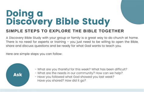 Doing A Discovery Bible Study Praxeis