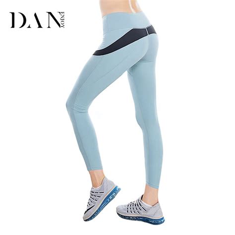 danenjoy hot mesh yoga pants women leggings gym stretch sports sexy high waist pants sport