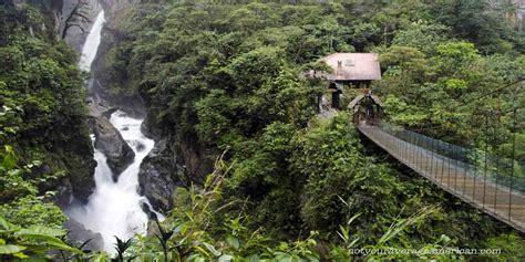 El pailón del diablo es probablemente la actividad más popular de baños, sólo igualada por el ya famoso columpio del fin del mundo de ecuador.estas dos atracciones atraen a cientos de viajeros cada día y han convertido a baños de agua santa en uno de los pueblos más visitados de ecuador. Baños de Agua Santa, Ecuador - Lugares turísticos. Donde ir. Que hacer - PlanetAndes