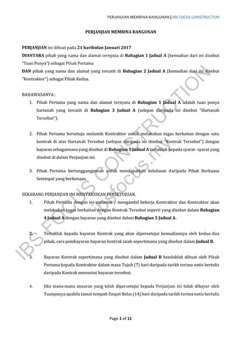 Contoh Surat Perjanjian Kontrak Kerja Malaysia My Xxx Hot Girl