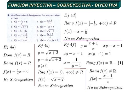 Matemática Agradable Funciones Y Su Clasificacion Inyectiva
