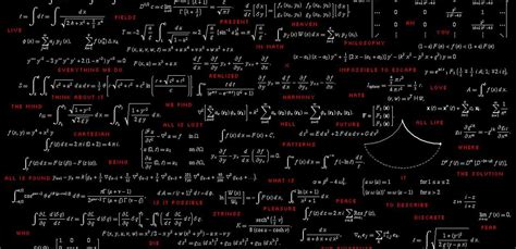 Science Mathematics Physics Typography Math Formula Poster Text