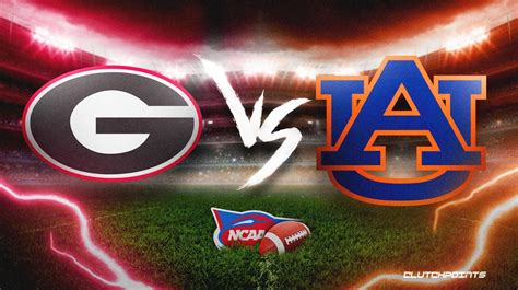 Georgia Auburn Prediction Odds Pick How To Watch College Football