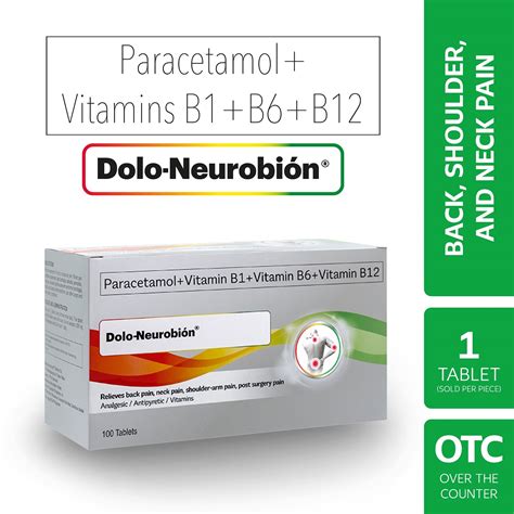 Dolo Neurobion Paracetamol Vit B1 Vit B6 Vit B12 Film Coated Tablet 1