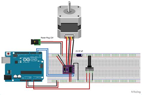 Control A Nema 17 Stepper Motor With Arduino And Drv8825 Stepper