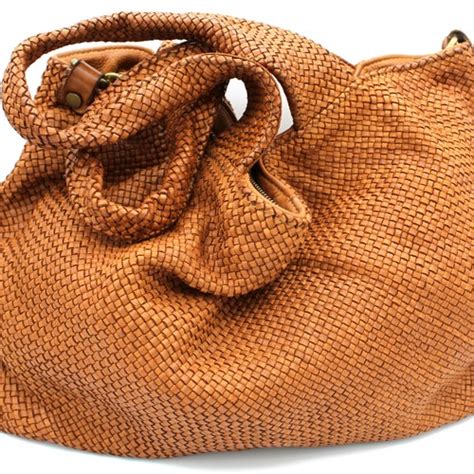 Leather Handbag Italy Leather Bag Woven Soft Leather Bellagio Etsy