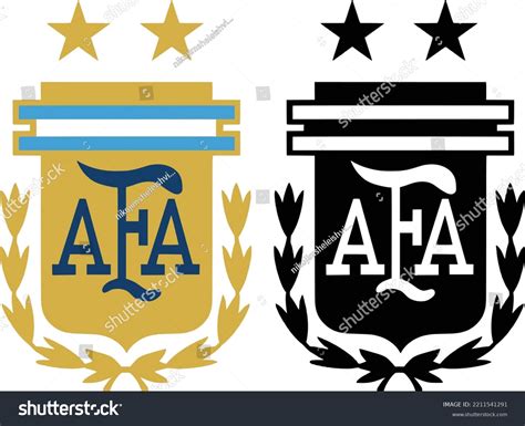 Argentina National Football Team Vector File Stockvector Rechtenvrij