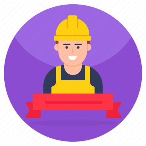 Labour Constructor Worker Handyman Builder Icon Download On