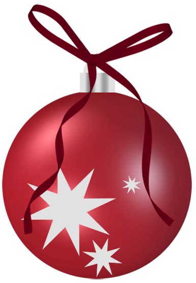 Transparent Christmas Red Ornament Clipart Clip Art Library