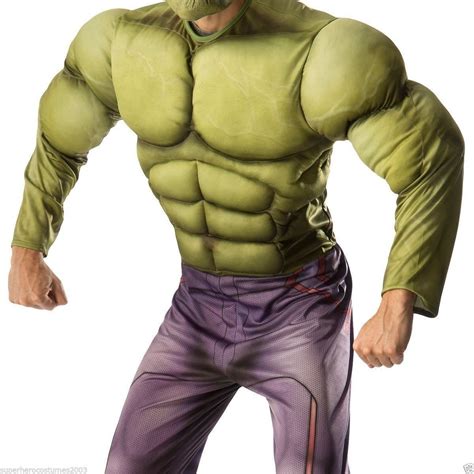 Hulk Avengers Muscle Adult Costume Marvel Halloween Fancy Dress Disguises Costumes Hire And Sales