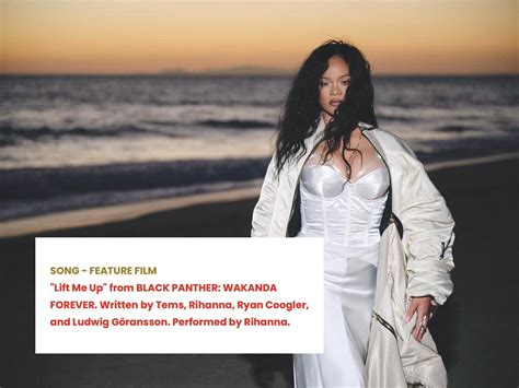 Badgalriri On Twitter Rt Fentystats Rihanna S Liftmeup From Wakandaforever Wins Best