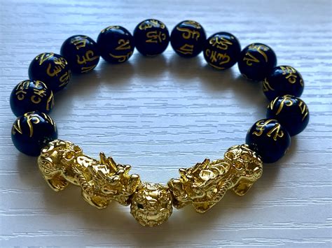 Authentic Feng Shui Double Pixiu Bracelet Blessed By Temple Etsy