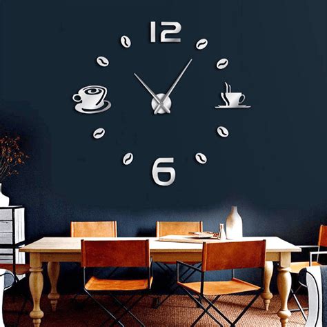 Large Oversized Modern Kitchen Wall Clock T Wows