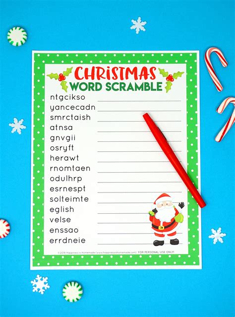 Word Scramble Games Printable Printable World Holiday