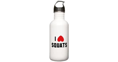 I Love Squats Water Bottle Booty Exercise Gear Popsugar Fitness