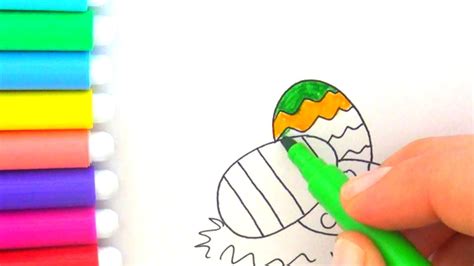 Kako Se Crtaju Uskršnja Jaja Как нарисовать пасхальные яйца Youtube