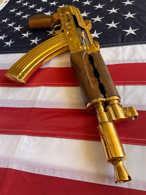 Gold Aks 74u American Golden Gun