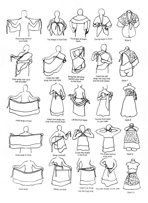Instructions How To Wrap Vintage Silk Sari Multi Layer Reversable Wrap