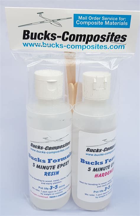 Bucks Formula 5 Minute Epoxy Adhesive Bucks Composites