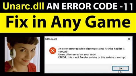 Solved How To Fix Unarc Dll Error Code While Installing Fm