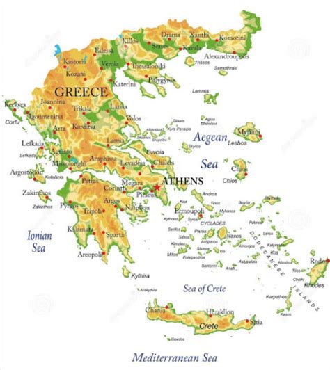 Mappa Della Grecia Informazioni Generali Cartina Dati Europa