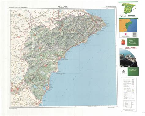 Alicante Mapas Provinciales 1998