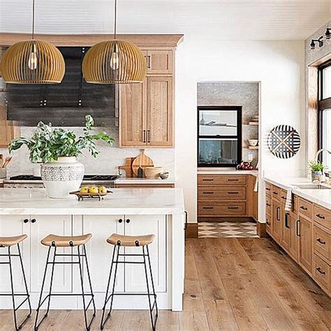 Natural Wood Kitchen Cabinets 12 Designs For A Warm And Inviting Space