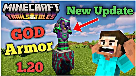 Minecraft God Armor In New Update 120 God Armor Youtube