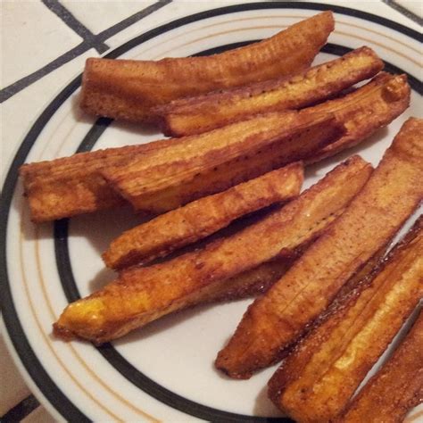Raw banana fry is a side dish recipe made with raw banana and seasoned with indian spices.it is a great companion for rice varieties and taste awesome with curd. Green Banana Fries | Recipe | Fried bananas, Recipes, Banana recipes