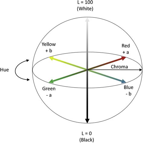 The Cielab Color Space Diagram The Cielab Or Cie L A B Color