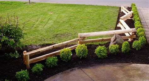 Take a look at our garden fence ideas to choose the right one. Split-Rail Fencing Entrance | TBO's Green Landscape ...