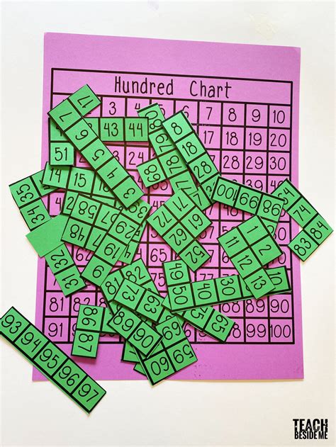 Hundred Chart Puzzles Colorize Playdough To Plato Hundreds Chart