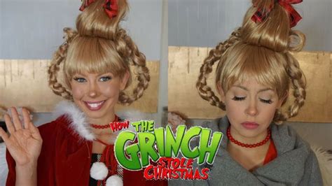 Cindy Lou Who Halloween Makeup Transformation How The Grinch Stole