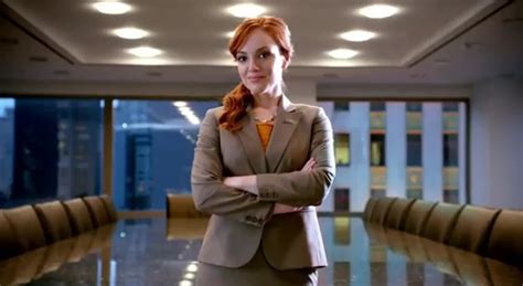 Red Headed Hottie Teases Century 21 Super Bowls Ads