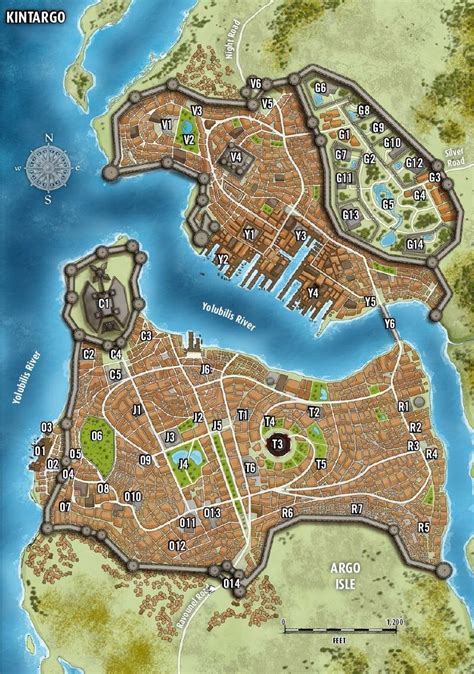 Kintargo City Map Fantasy City Map Fantasy World Map Fantasy Map