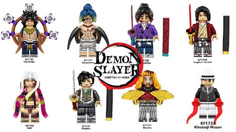 Lego Demon Slayer Kimetsu No Yaiba Minifigures Set From Kopf Youtube