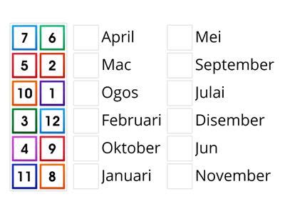 Nama nama bulan islam kalender hijriah hijriyah. Nama 12 Bulan Dalam Bahasa Melayu