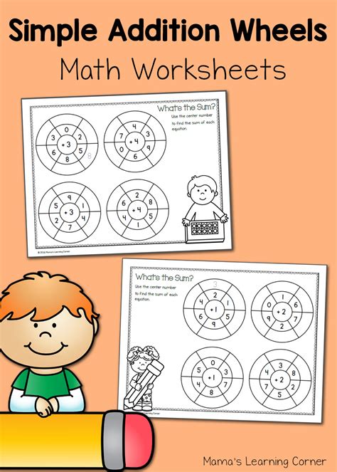 Calculus broadly classified as differentiation and integration. Simple Addition Wheels: Math Worksheets - Mamas Learning Corner