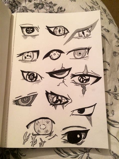 Hand Drawn Eyes From Naruto Naruto Eyes Drawn Eyes Drawing Naruto