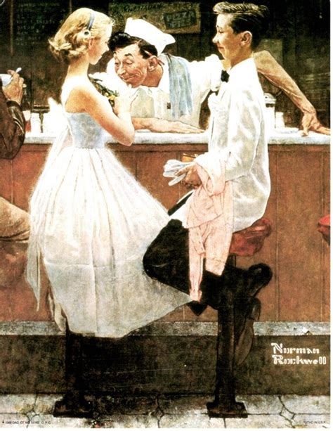 Norman Rockwell After The Prom Canvas Print Home Decor Etsy