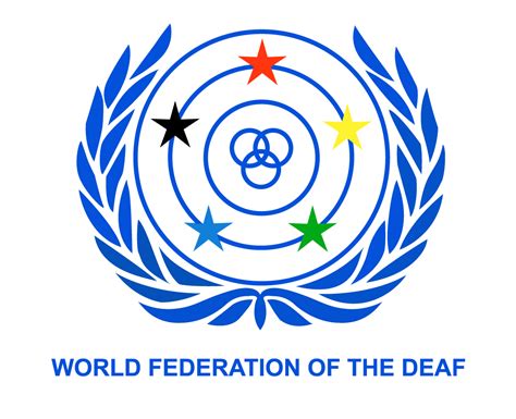 World Federation Of Deaf Logo Intl Week Deaf 5 Signnexus Formerly