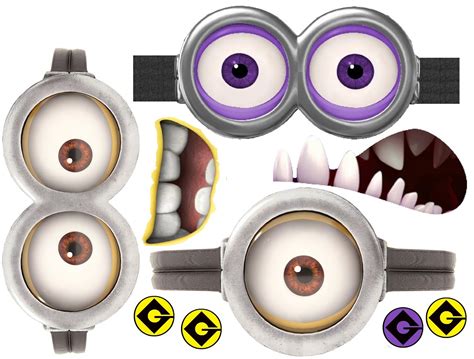 9 Best Images Of For Minion Eyes Printable Balloons