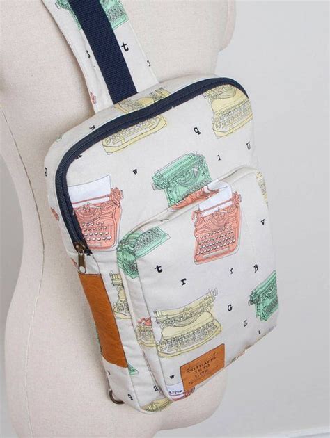 Kenzie Cross Body Sling Bag Macbook Size Pdf Sewing Pattern Etsy In